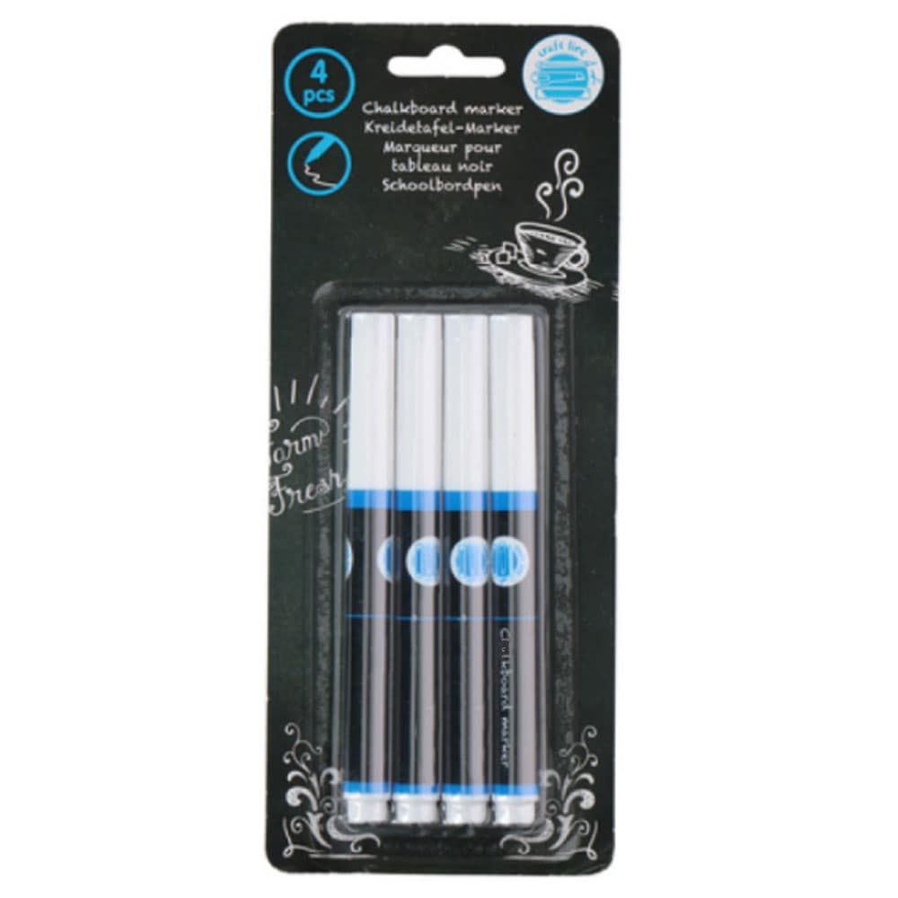 Kuglepenne / Kridtpenne / Markers 4-pak til tavle