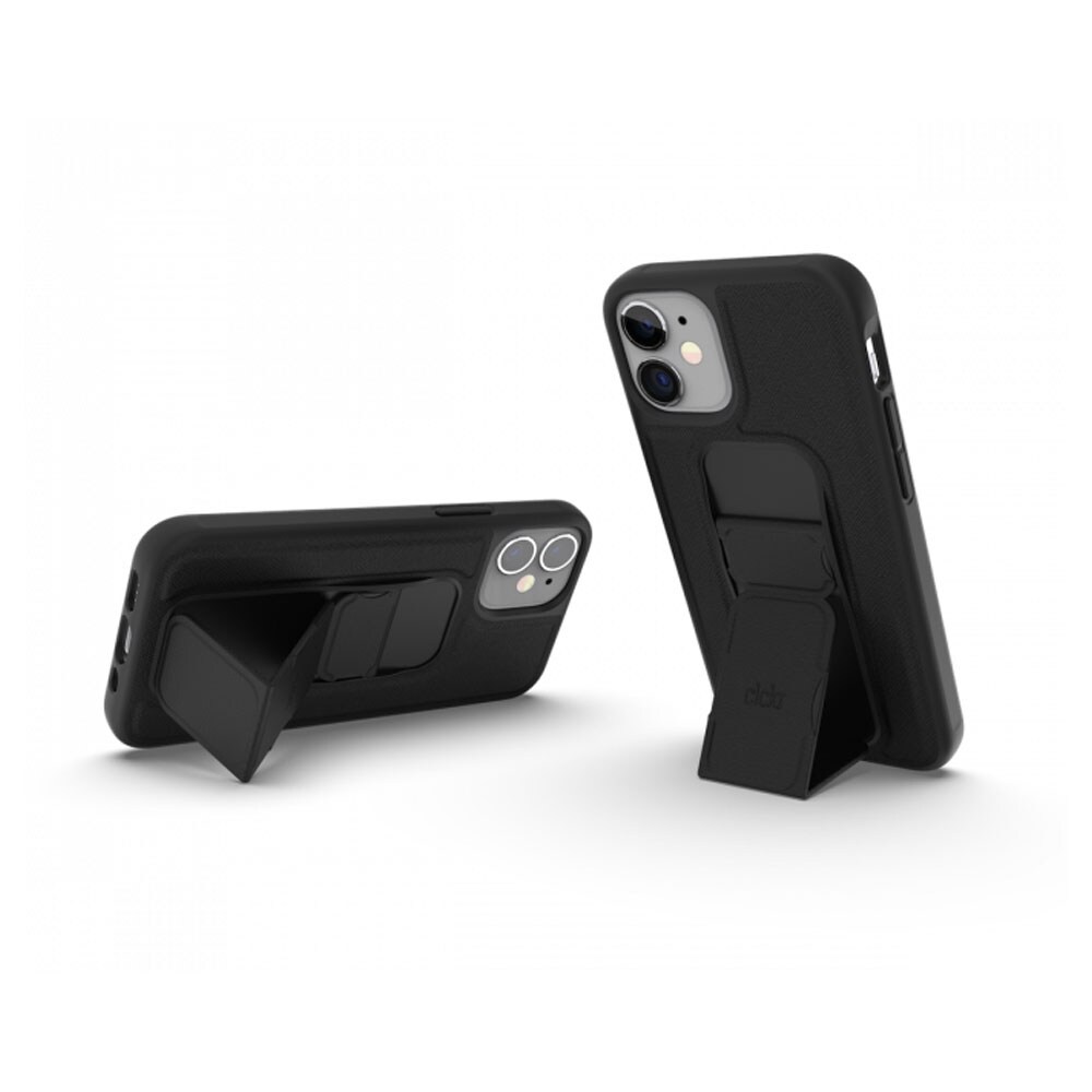 Clckr GripCase mobilcover til iPhone 12 Mini - Sort