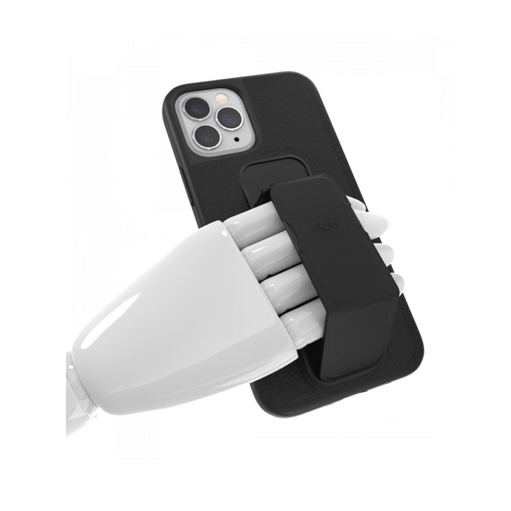 Clckr GripCase mobilcover til iPhone 12/12 Pro- Sort