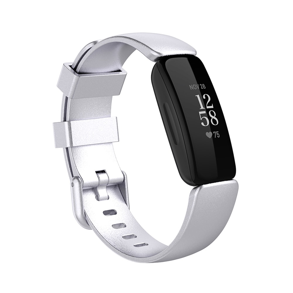 Silikonerem Fitbit Inspire 2 Sølvfarvet - Large