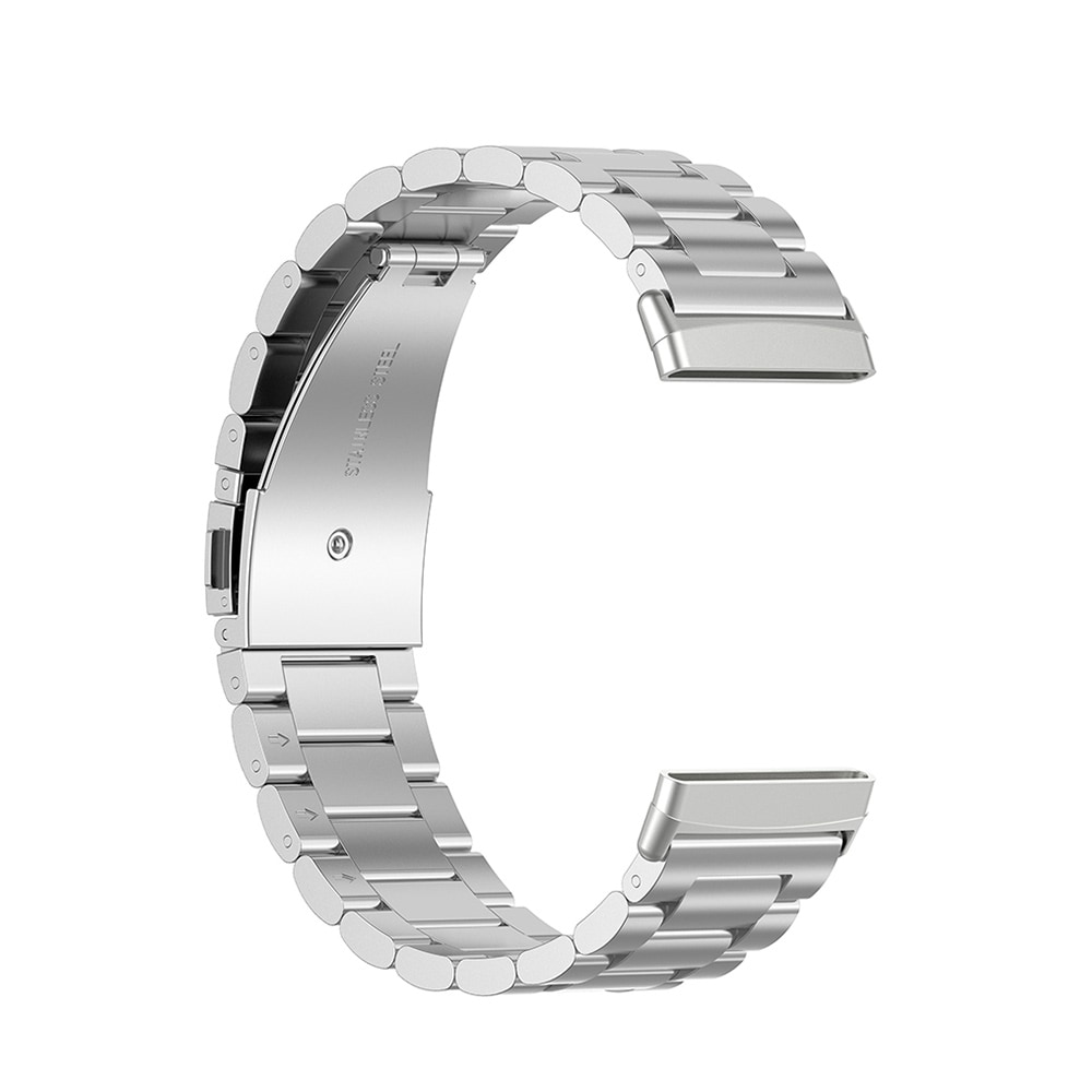 Rem i metal Fitbit Versa 3 / Sense Silver