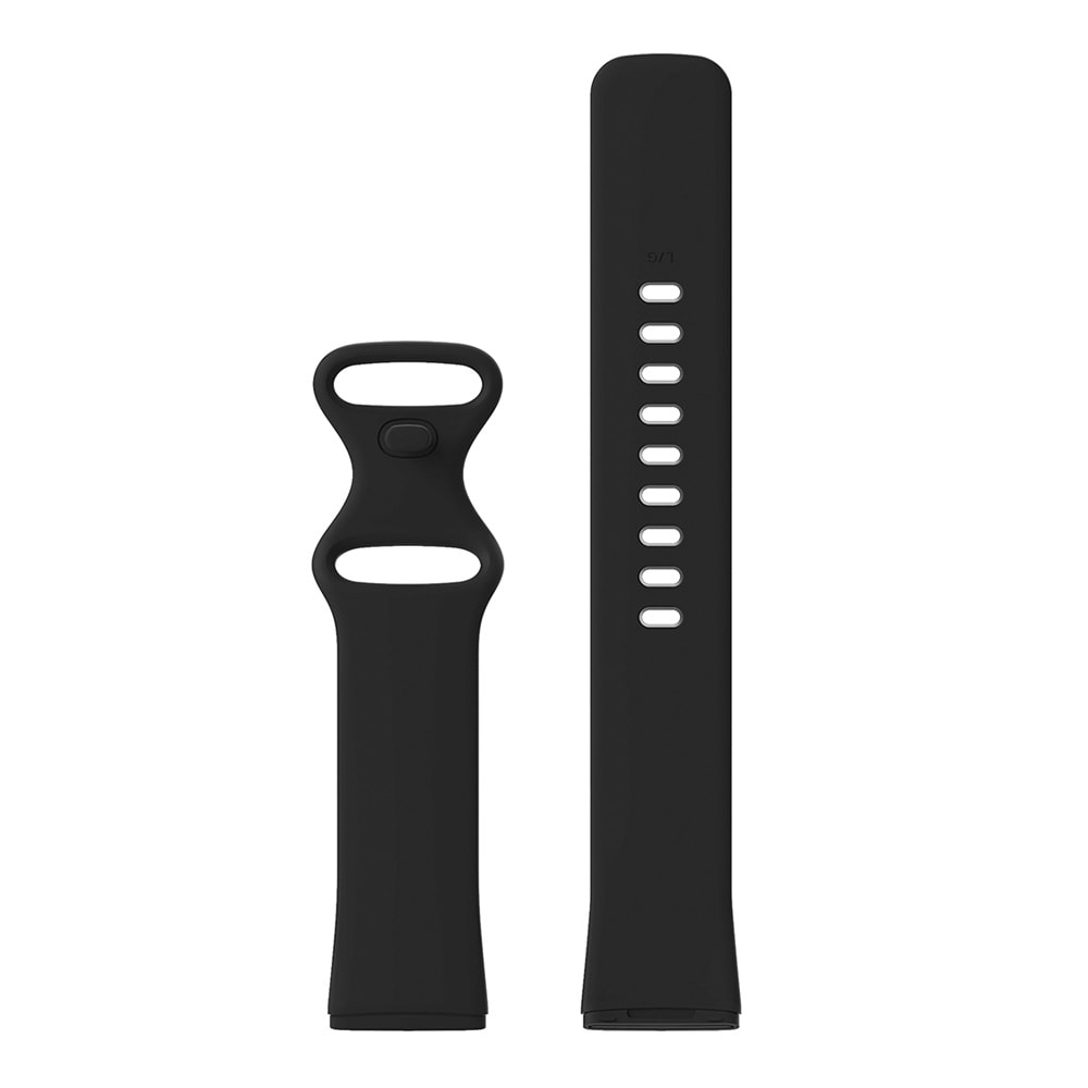 Silikonearmbånd Fitbit Versa 3 Svart - Lille