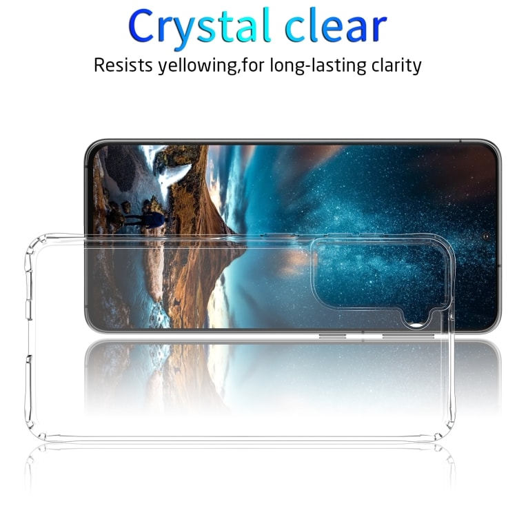 Gennemsigtigt stødtålende cover til Samsung Galaxy S21+ 5G