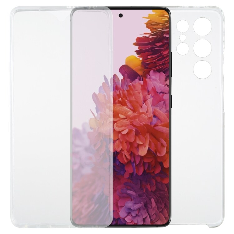 Heldækkende transparent cover til Samsung Galaxy S21 Ultra 5G
