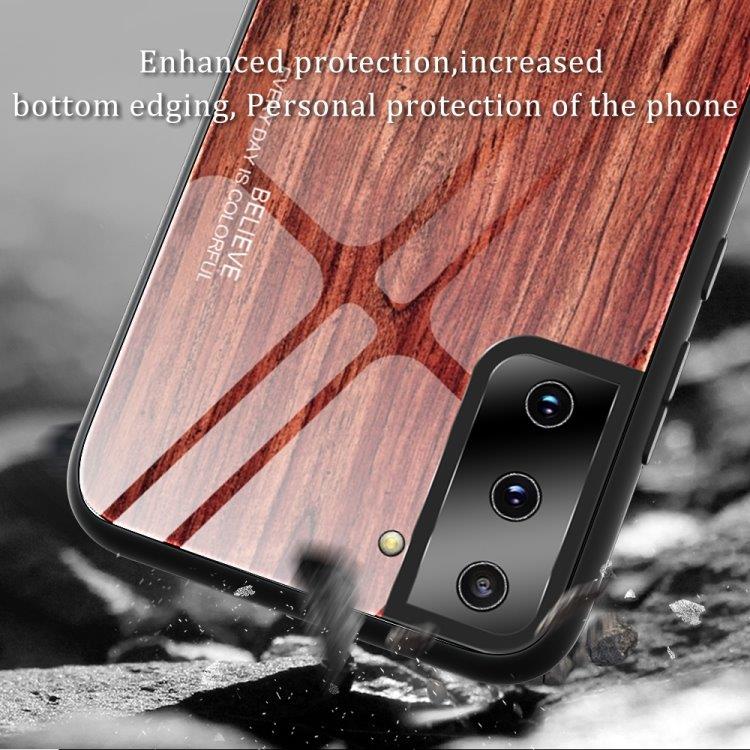 Stilrent mobilcover med træmotiv til Samsung Galaxy S21+
