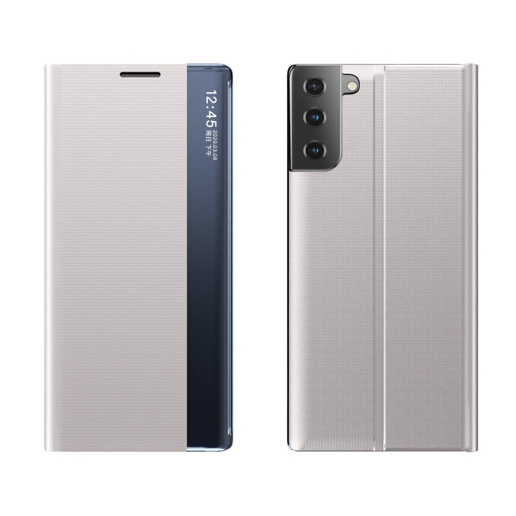 Magnetiskt flipcase til Samsung Galaxy S21+ 5G - Sølvfarvet
