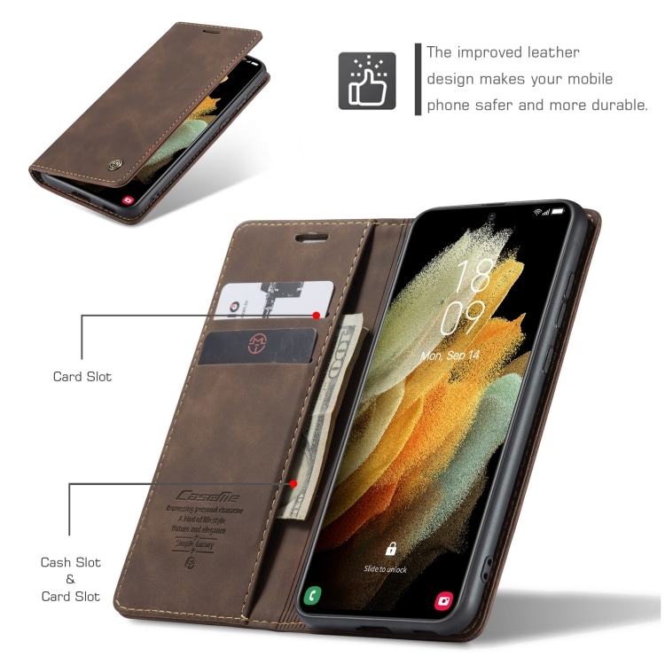 Foderal med foldbar støtte til Samsung Galaxy S21 Ultra 5G