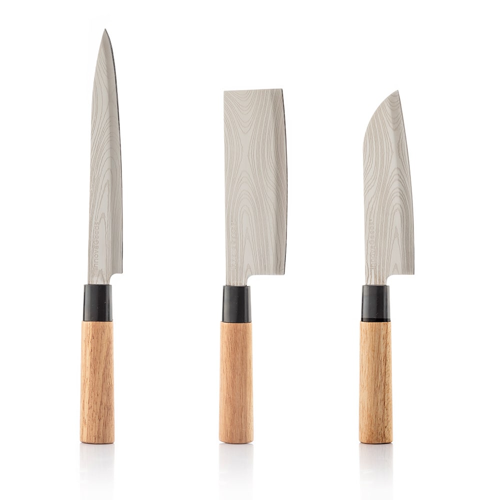 Innovagoods Japanske Køkkenknive 3-pak