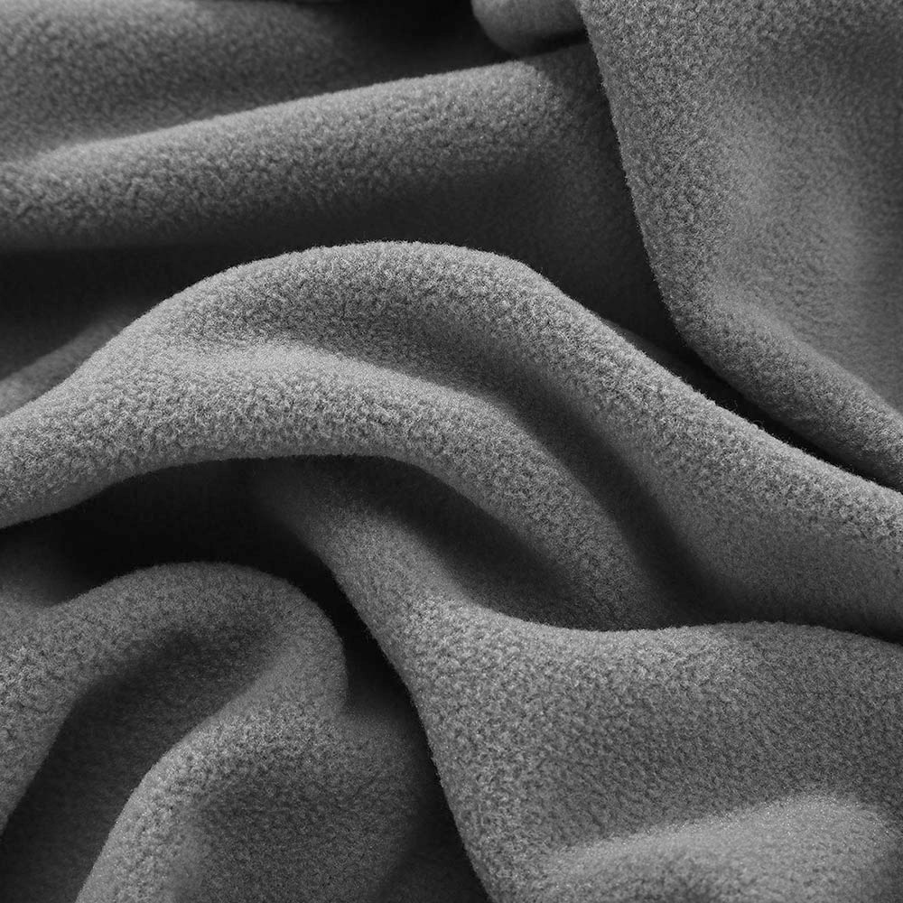 Plaid i Microfiber 150x100 cm - Mørkegrå