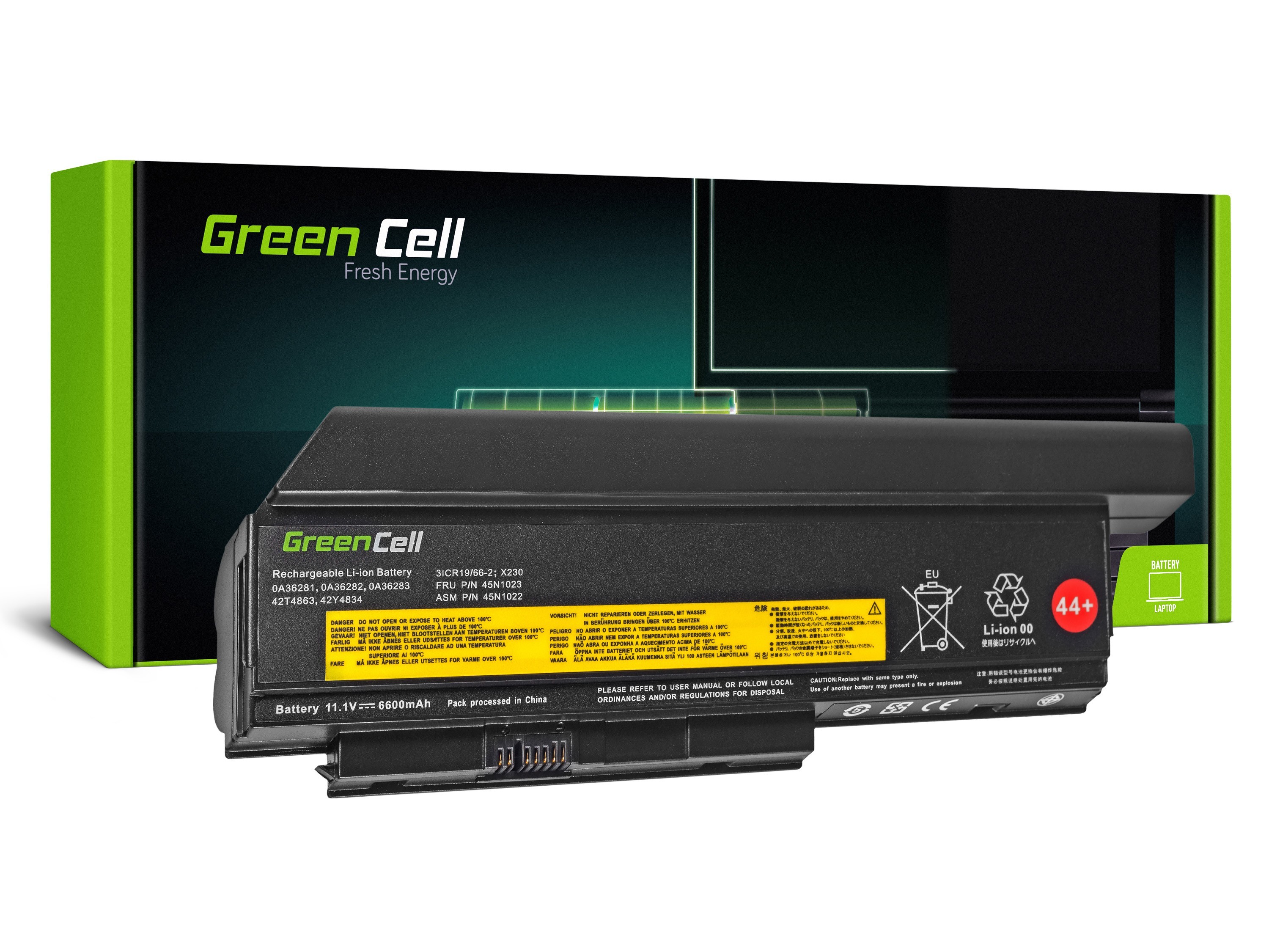 Green Cell laptopbatteri til Lenovo ThinkPad X220 X230