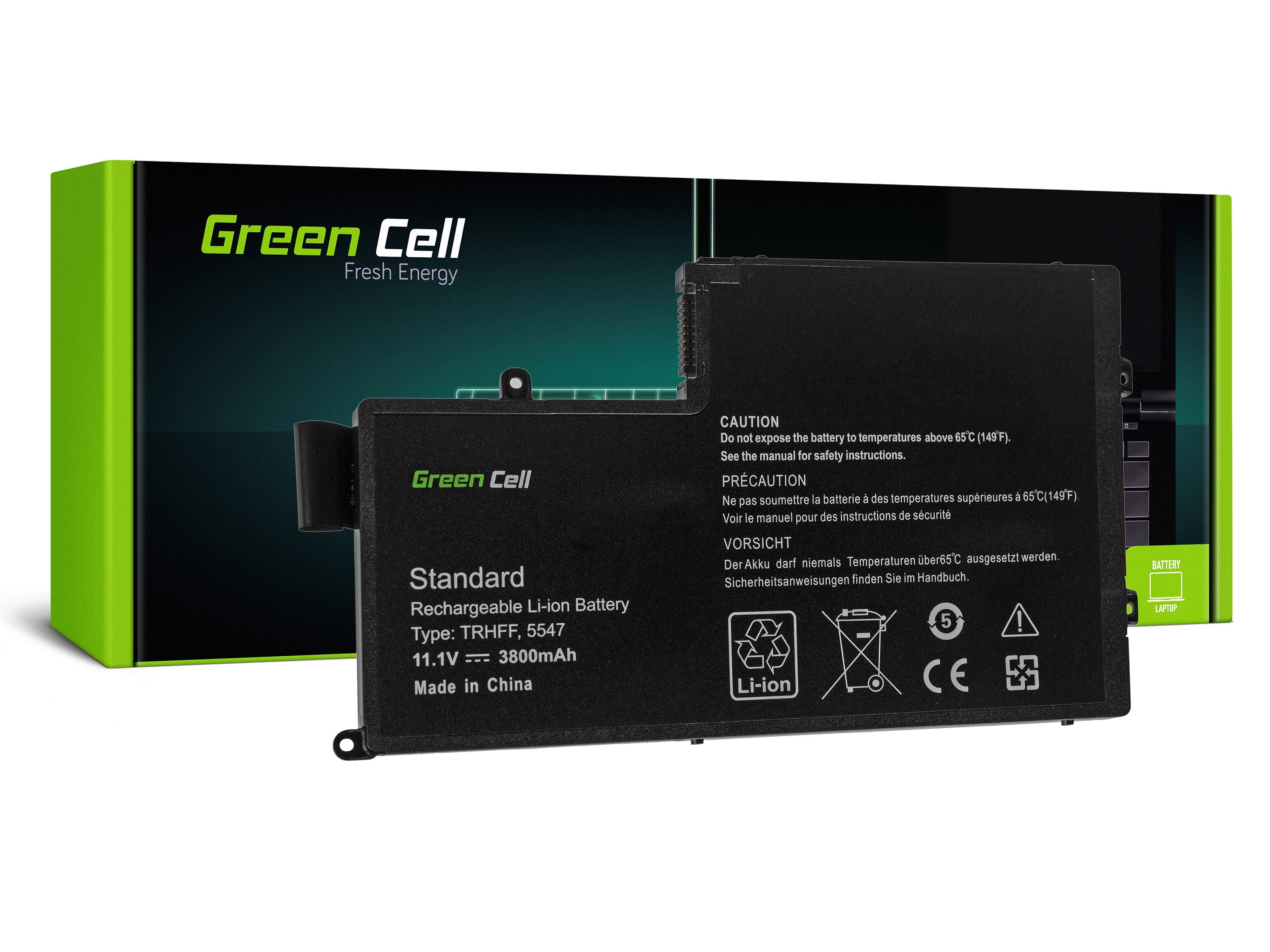 Green Cell laptopbatteri til Dell Inspiron 15 5542 5543 5545 5547 5548