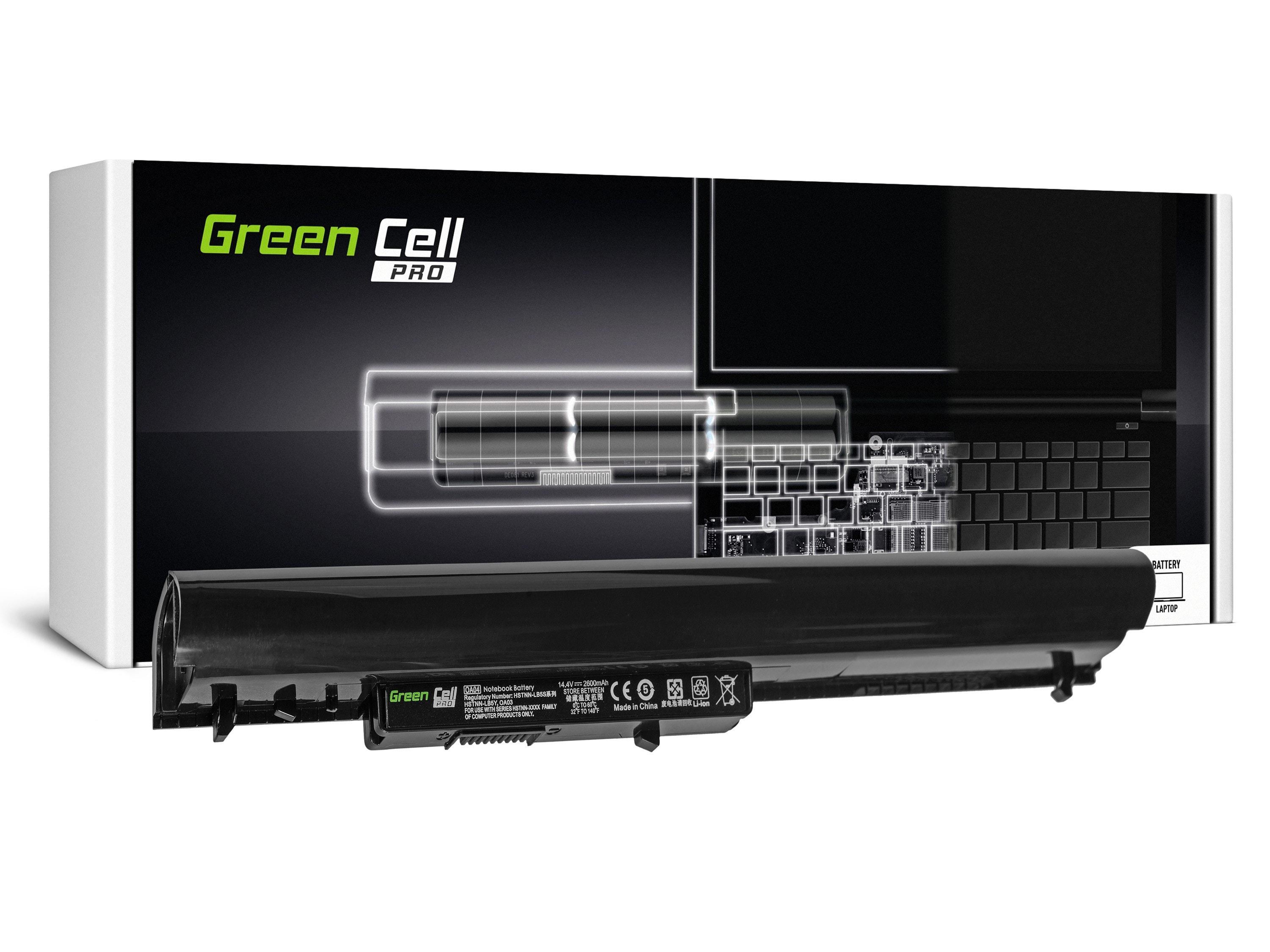 Green Cell PRO laptopbatteri til HP HSTNN-LB5S 240 250 255 256 G2