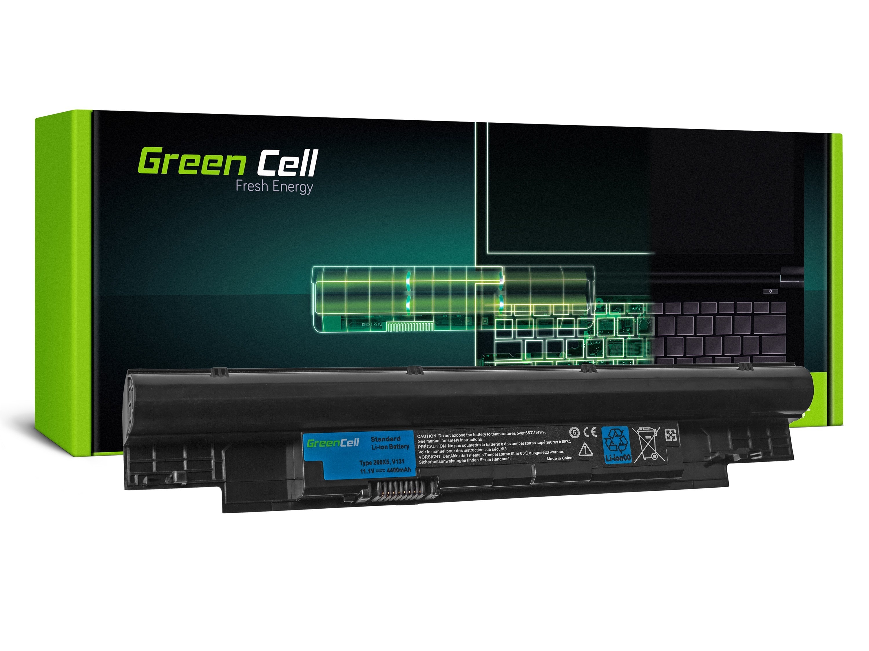 Green Cell laptopbatteri til Dell Vostro V131 V131R V131D