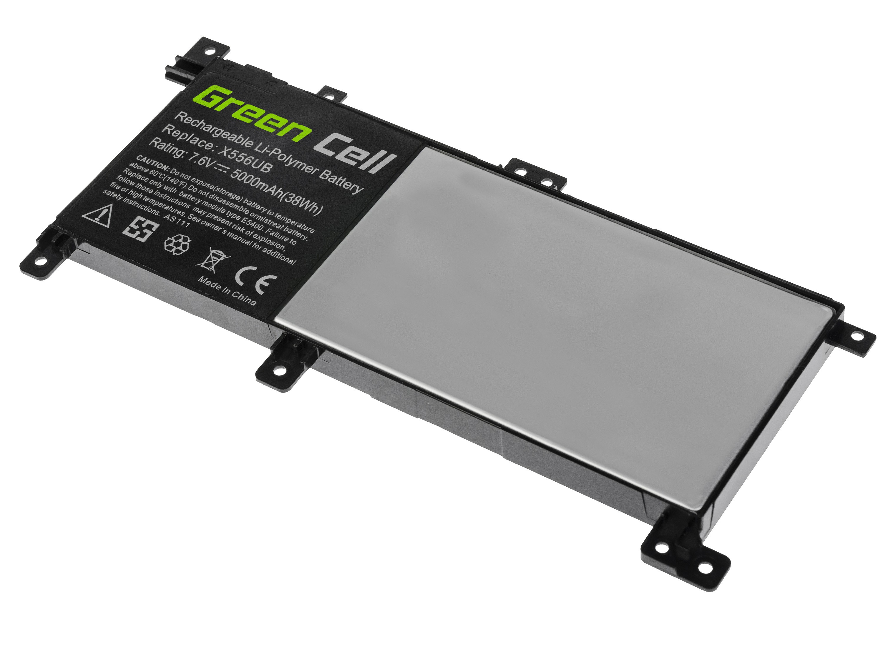 Green Cell laptopbatteri til Asus X556U / 7,6V 4100mAh