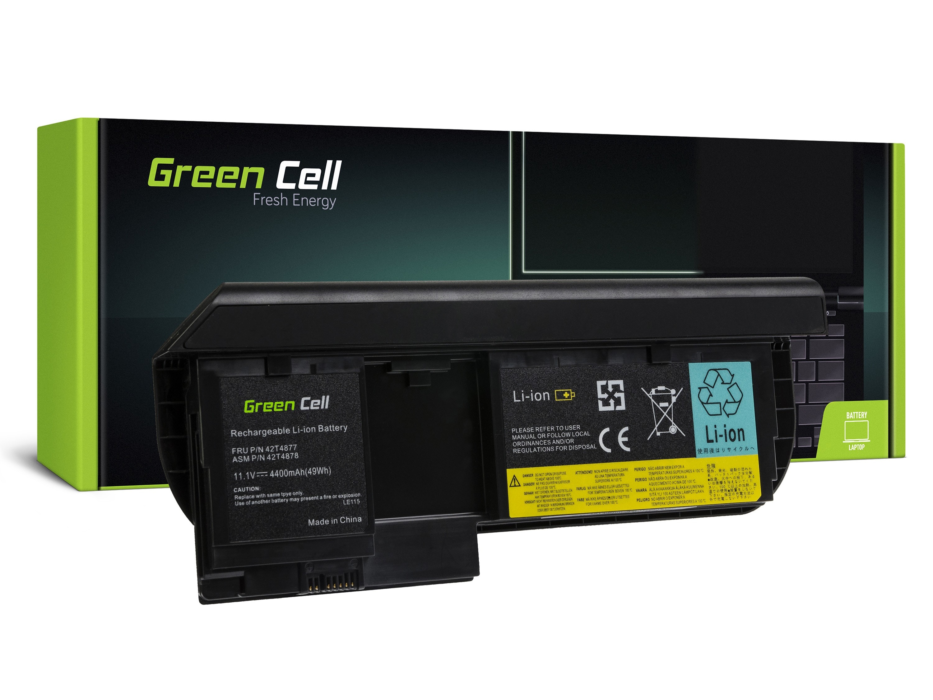 Green Cell laptopbatteri til Lenovo ThinkPad Tablet X220 X220i X220t