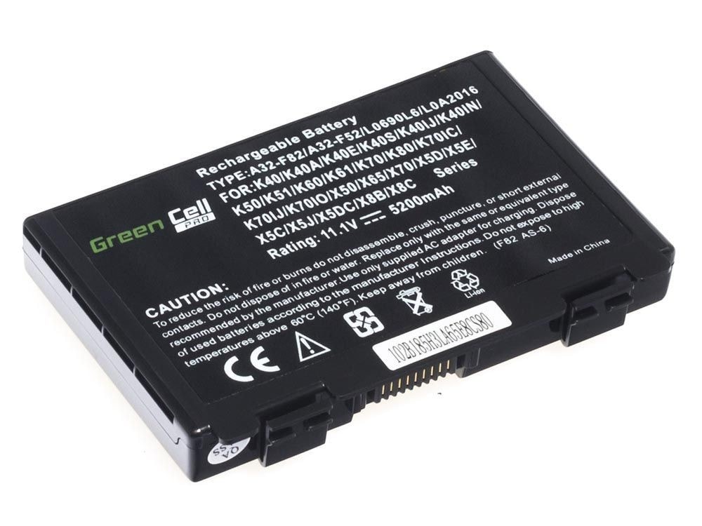 Green Cell PRO laptopbatteri til Asus A32-F82 K40 K50 K60 K70