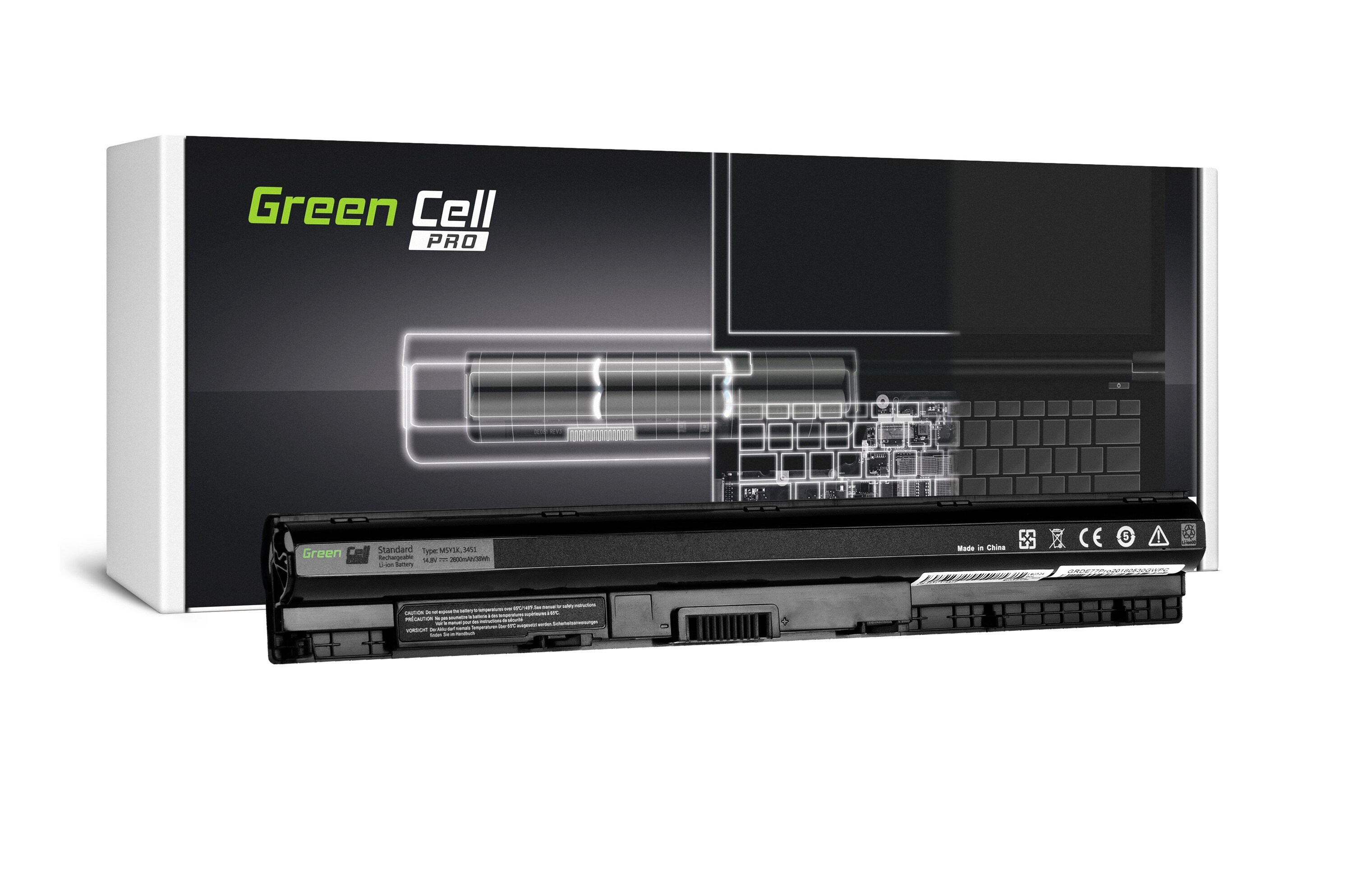 Green Cell PRO Batteri til Dell Inspiron 3451 3555 3558 5551 5552 5555