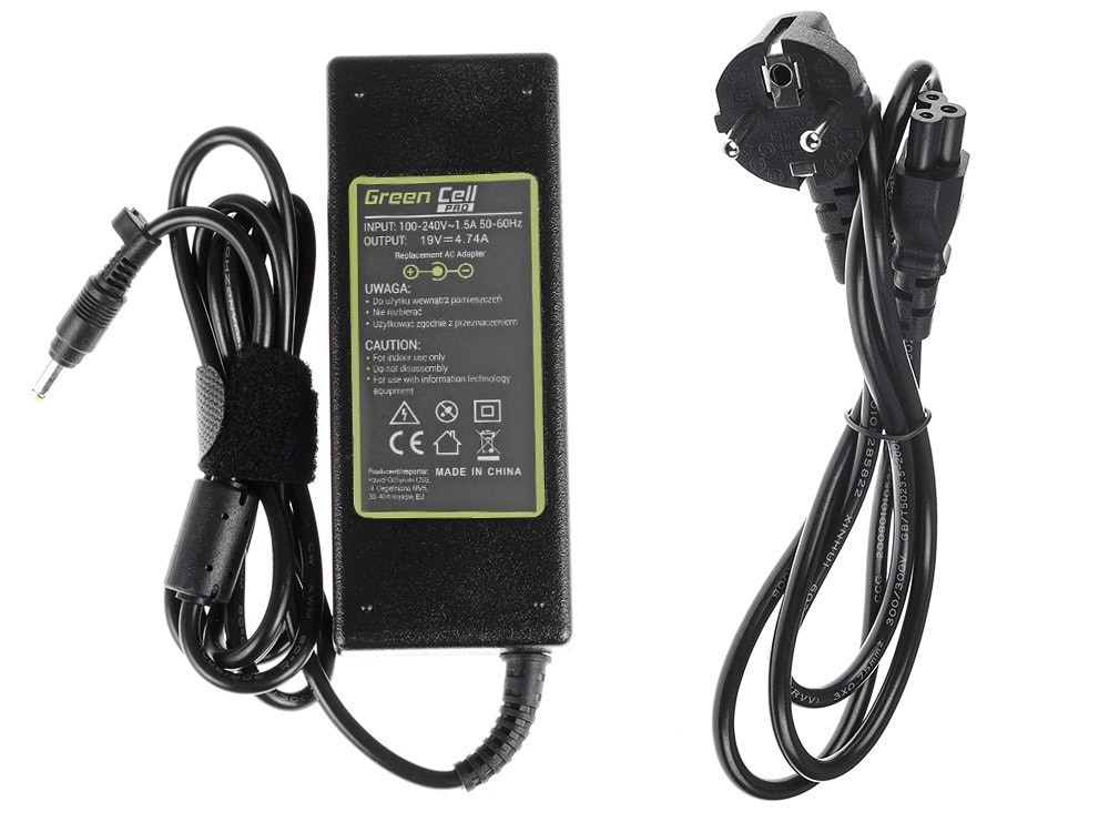 Green Cell PRO Charger / AC Adapter for HP Compaq NC6000  -19V 4.74A