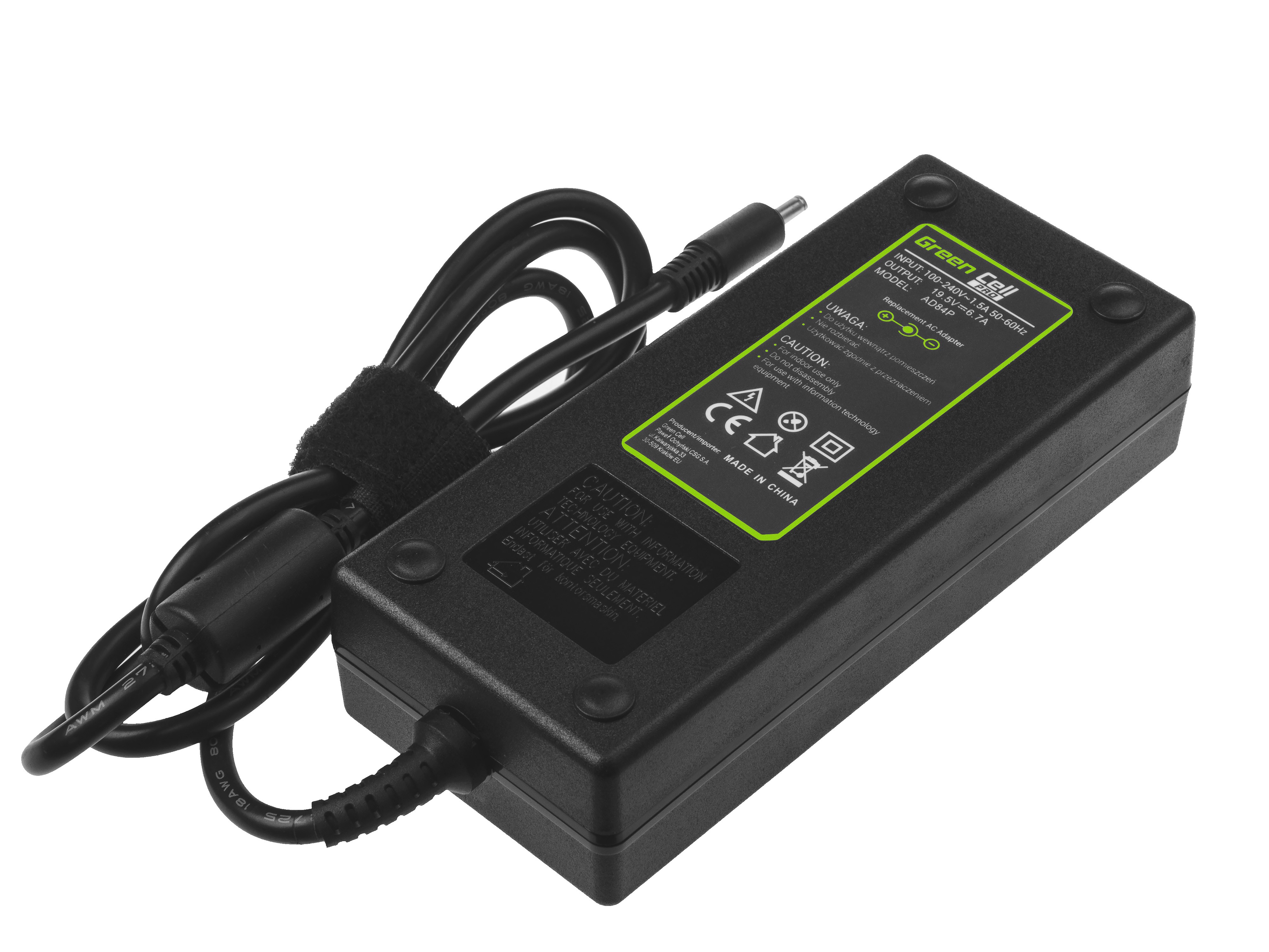 Green Cell PRO lader / AC Adapter til Dell XPS 15 9530 9550 -19.5V 6.7A 130W