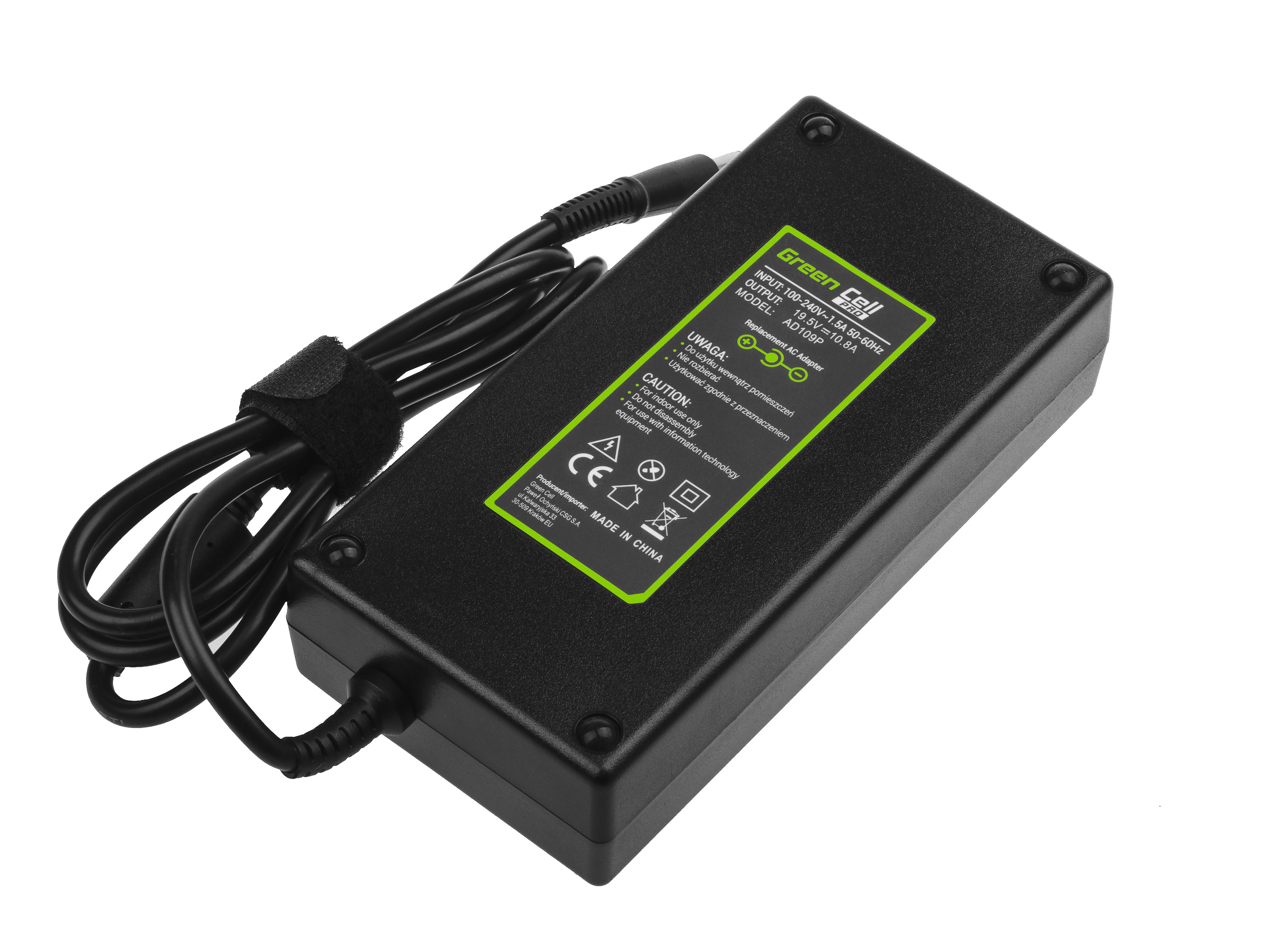Green Cell PRO lader / AC Adapter til Dell Precision M4700-19.5V 10.8A 210W
