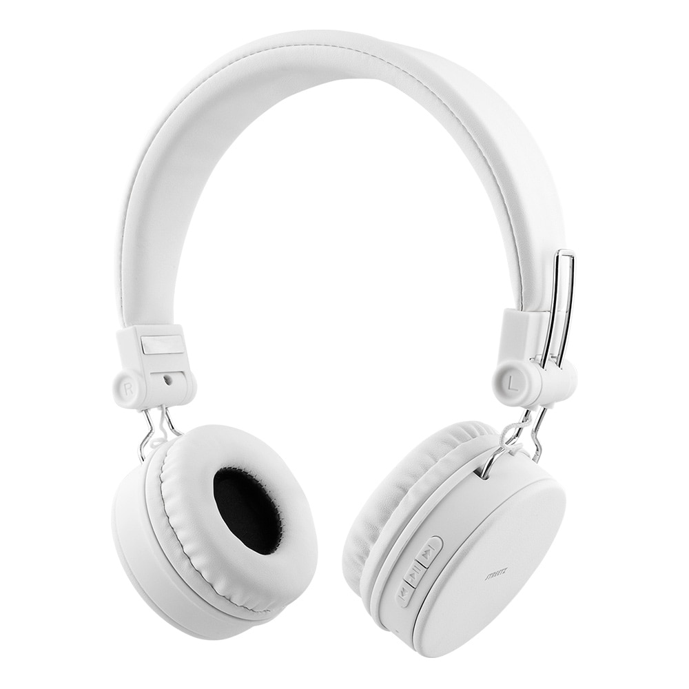 STREETZ Foldbart On-Ear Bluetooth Headset Hvid