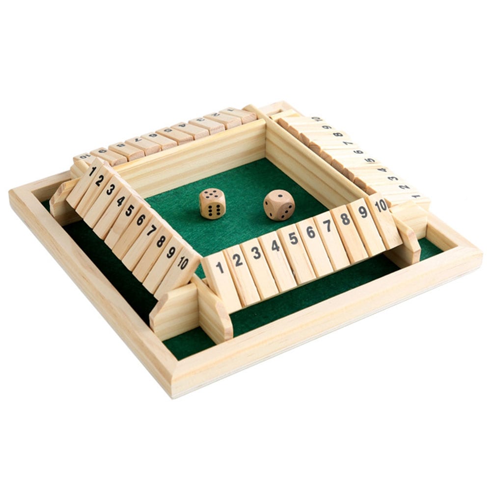 Shut The Box for 2-4 spillere - klassisk terningespil for hele familien