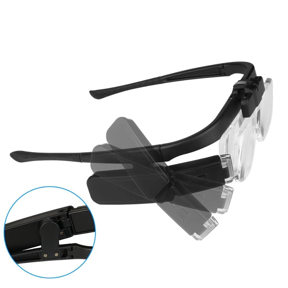 Forstørrelsesbriller med LED - 4.5X