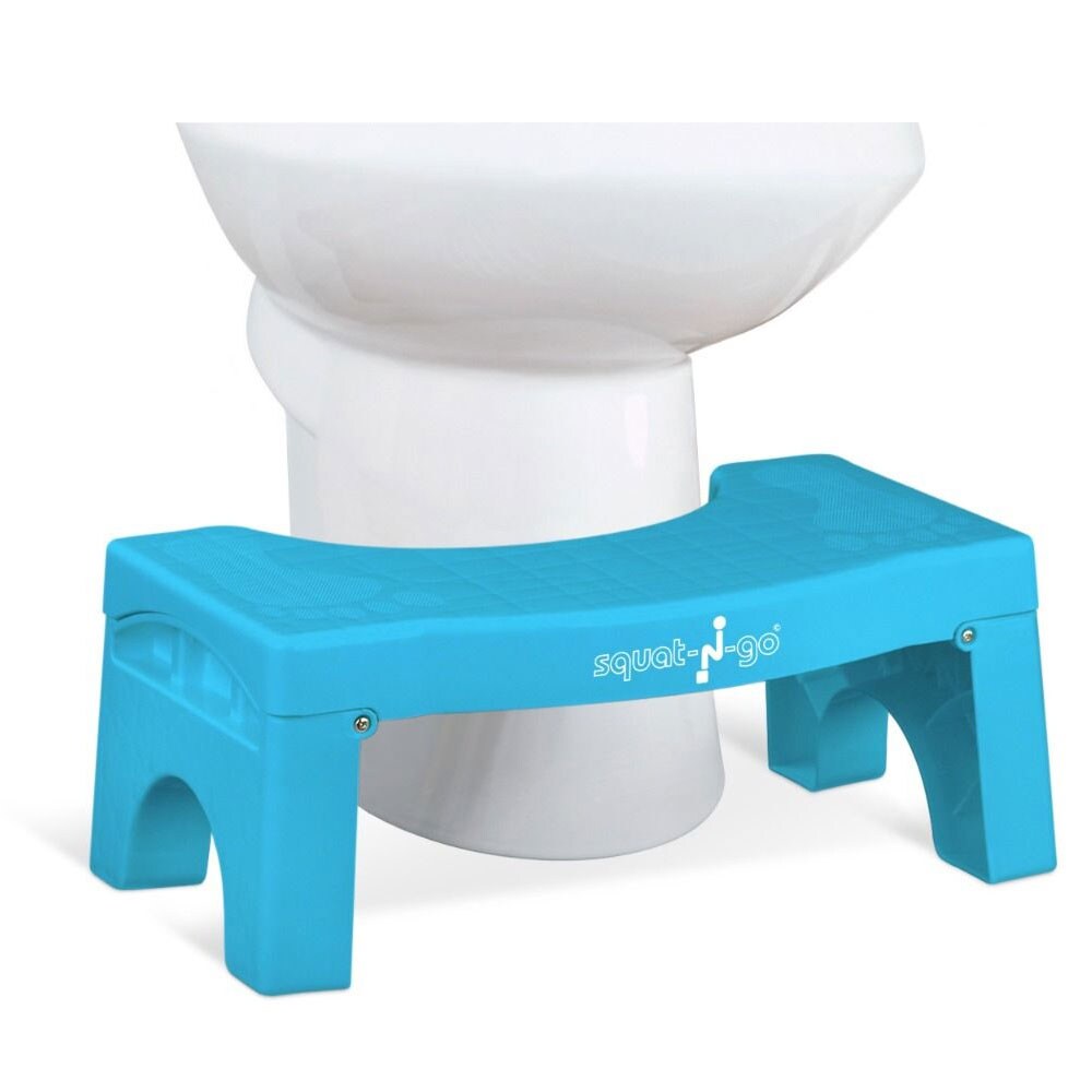 Squat-n-Go - Foldbar Toiletskammel - Blå