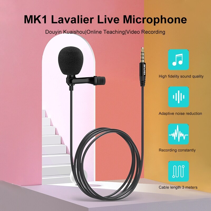 Lille mikrofon med 3.5 mm