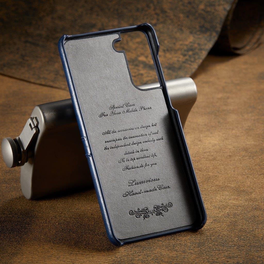 Stilrent bagcover med læderfeeling til Samsung Galaxy S21