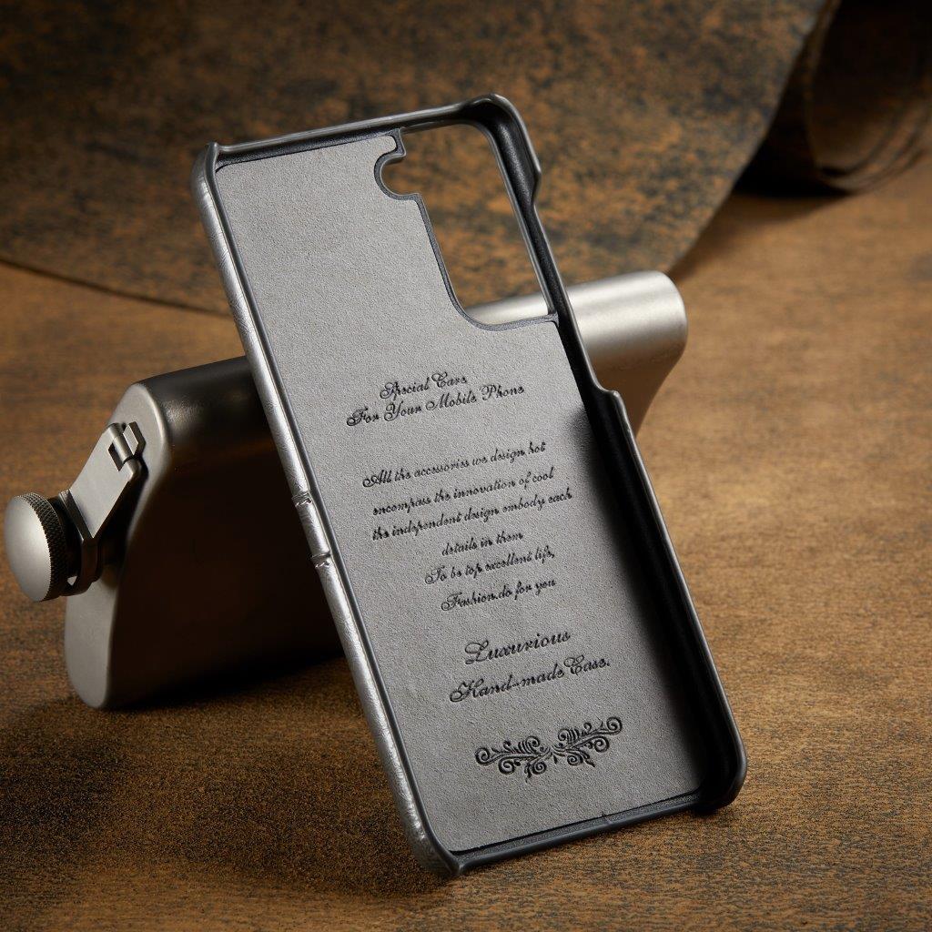 Stilrent bagcover med læderfeeling til Samsung Galaxy S21+