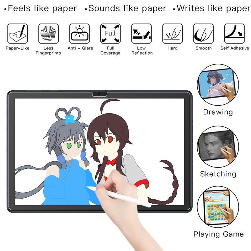 Skærmskåner med papirfeeling til Huawei Mediapad Enjoy 10.1"