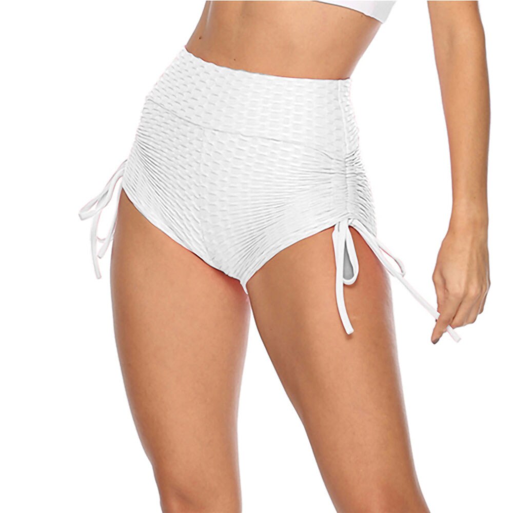 Scrunch Shorts Yogatights Medium- Hvid "Butt Lifting"