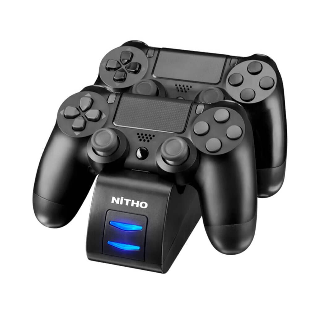 NITHO Dual Lader til PS4 Håndkontrol