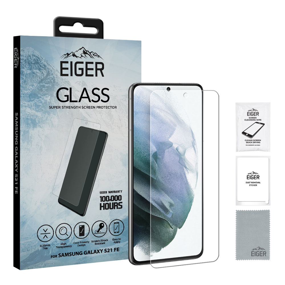 Eiger Glas Skærmskåner Samsung Galaxy S21 FE