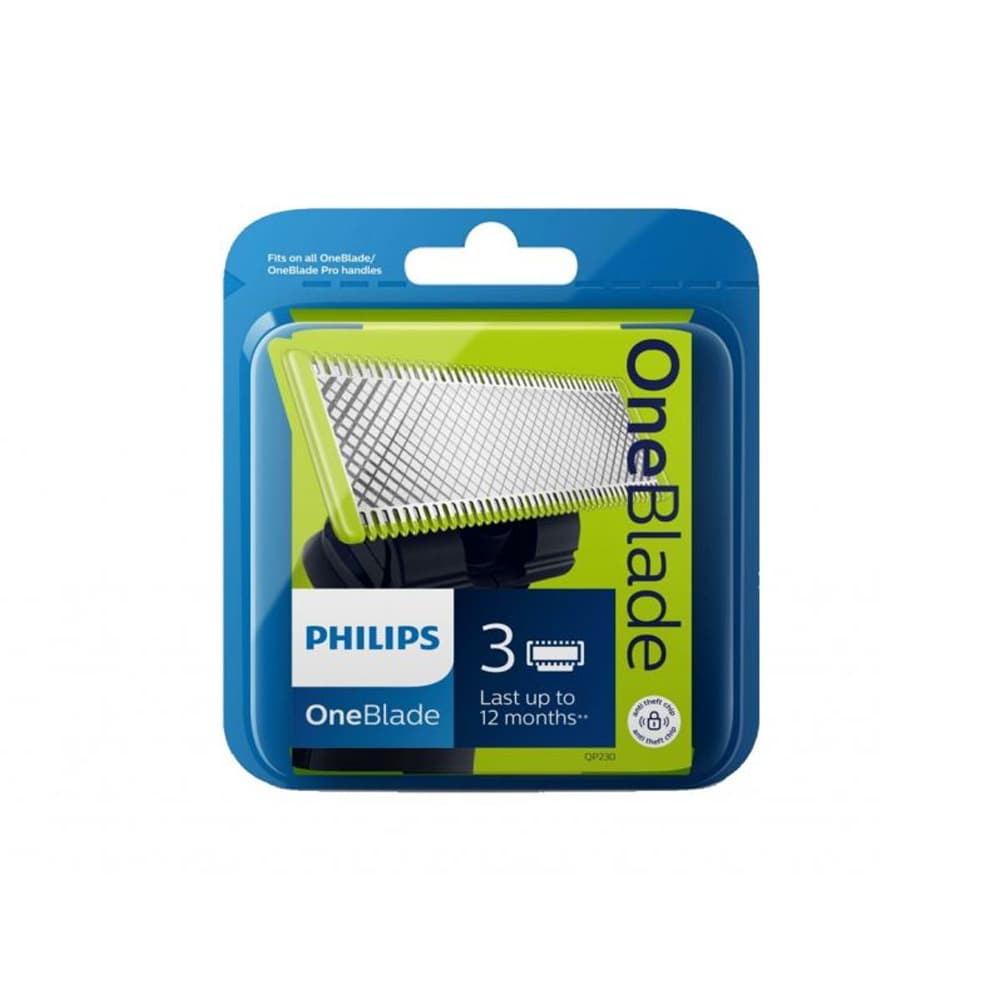 Philips OneBlade erstatningshoved 3-pak