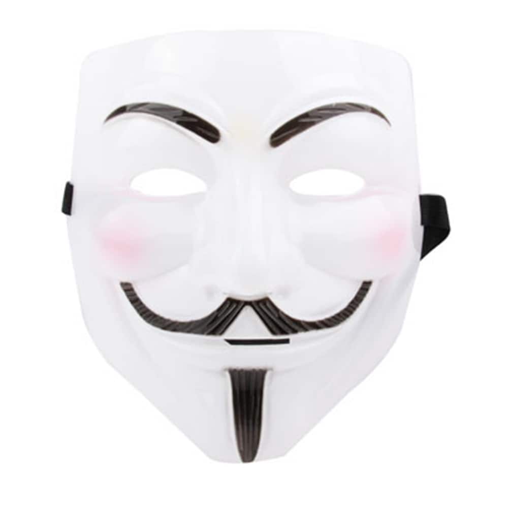 V for Vendetta Maske til maskerade - Hvid