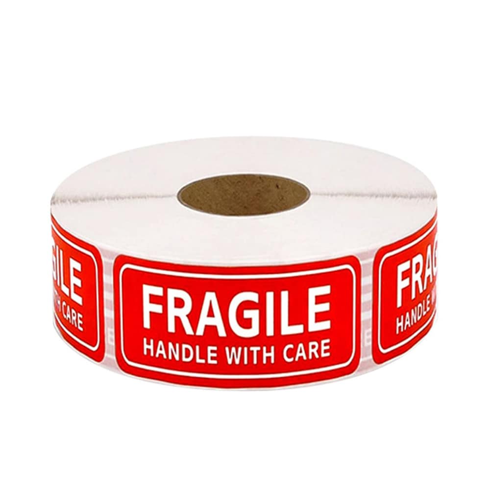 FRAGILE - Advarselsetiketter 500 stk