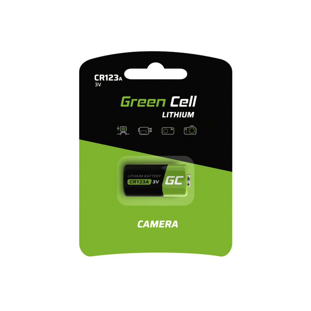 Green Cell CR123A Batteri 1400mAh