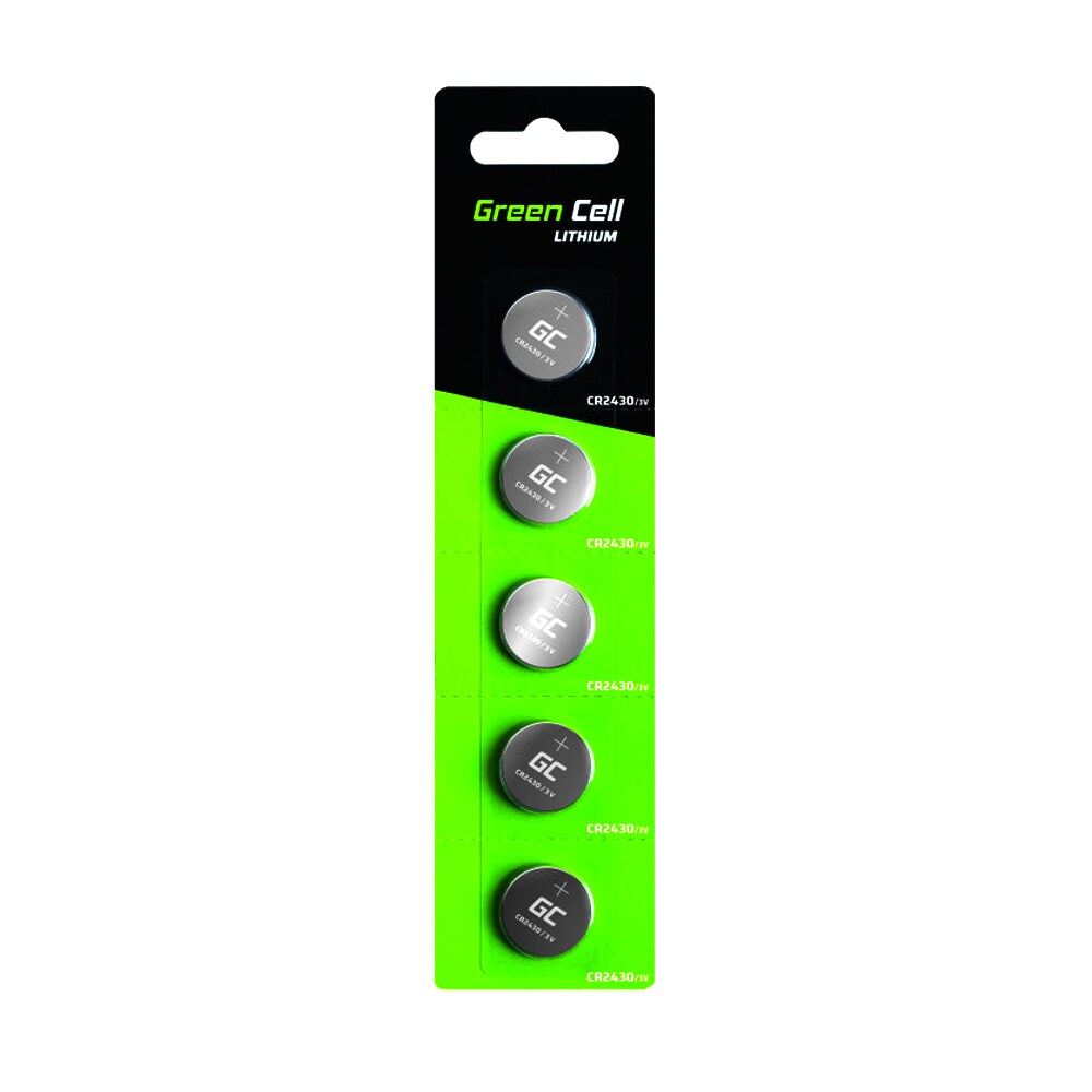 Green Cell CR2430 Knapcellebatterier 5-pak