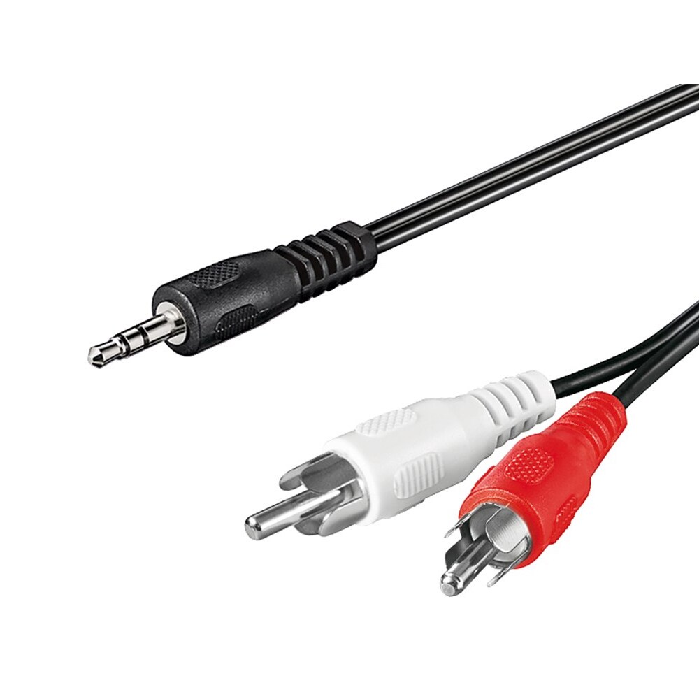 Goobay Lydadapterkabel 3,5mm til 2xRCA - 5M