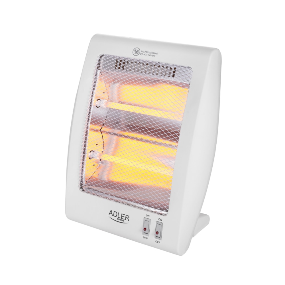 Varmeblæser quartz 400/800W med tipsikring