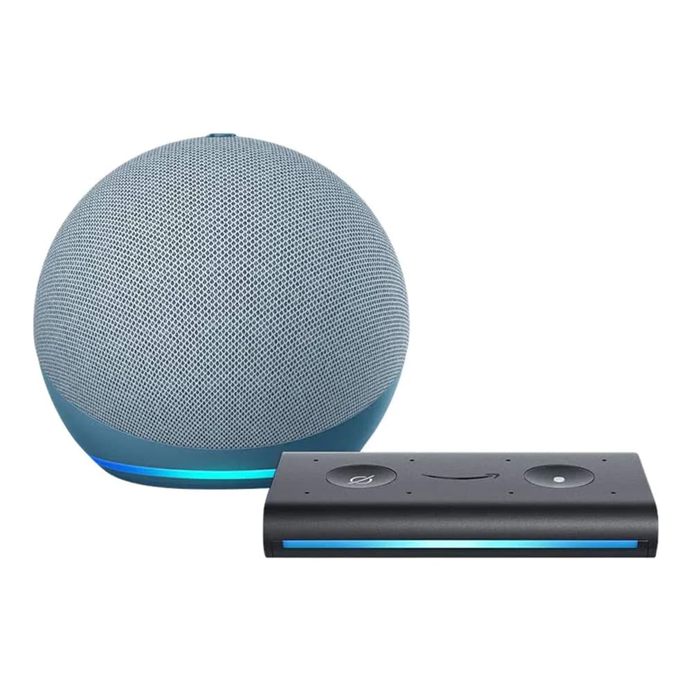 Amazon Echo Dot 4 - Blå/Grå