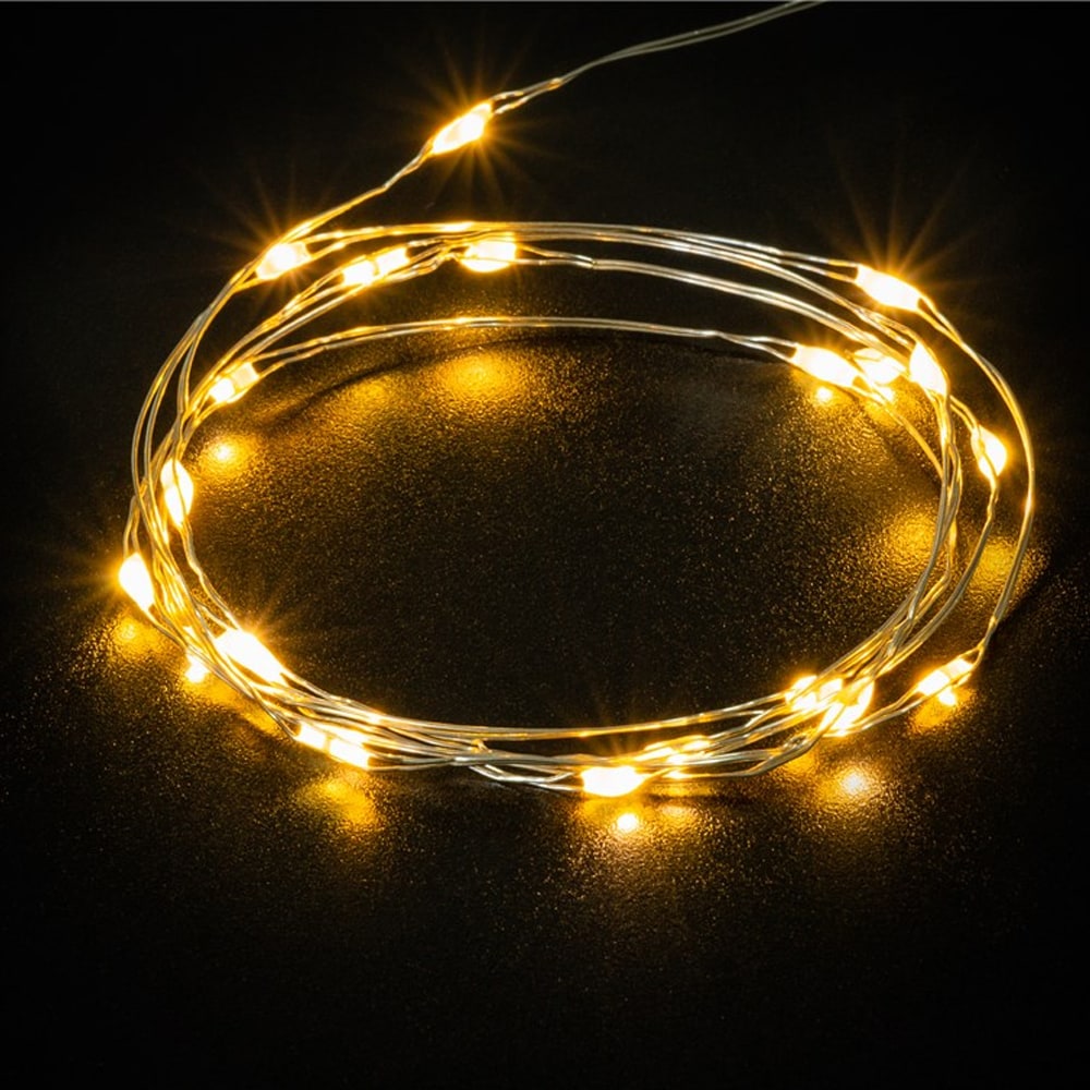 Goobay LED-kæde Sølvtråd med timer