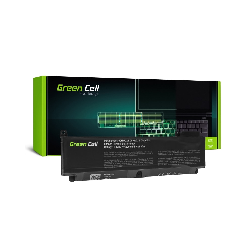 Green Cell Batteri til Lenovo ThinkPad T460s & T470s