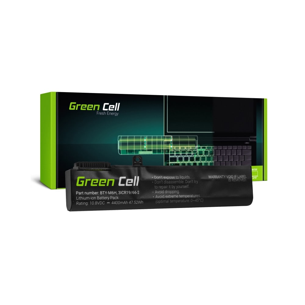 Green Cell Batteri BTY-M6H til MSI
