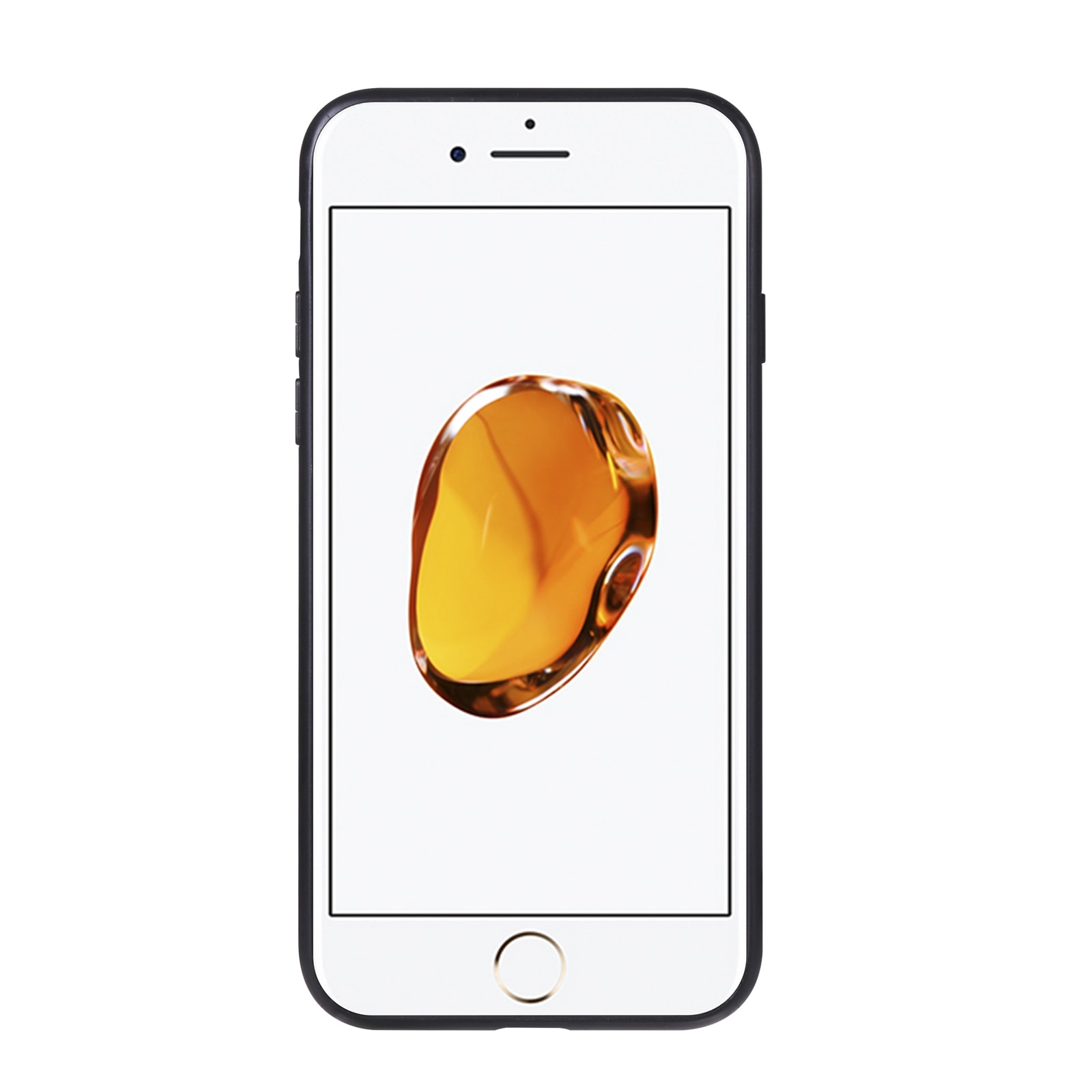 Retromønstret mobilcover med stødsikkert materiale og kortrum til  iPhone 7/8/SE 2020 - Brun