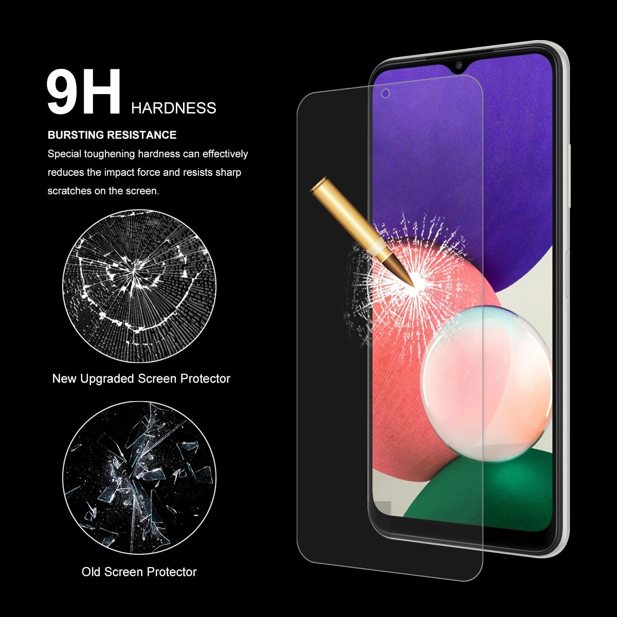 Skærmskåner i hærdet glas Samsung Galaxy A22 5G - 2-pak