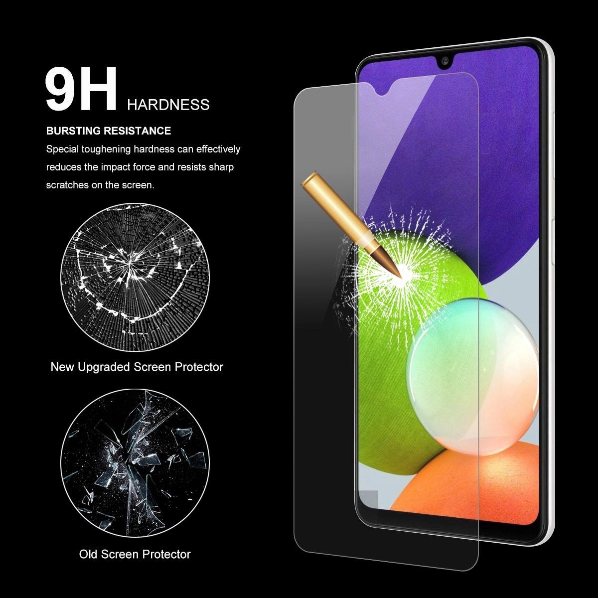 Skærmskåner i hærdet glas Samsung Galaxy A22 4G - 2-pak