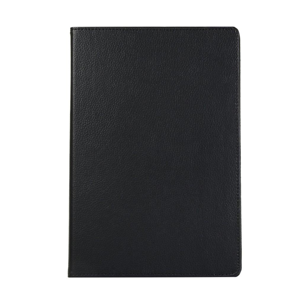 Etui med roterende stativ til Samsung Galaxy Tab S7 FE T730 - Sort